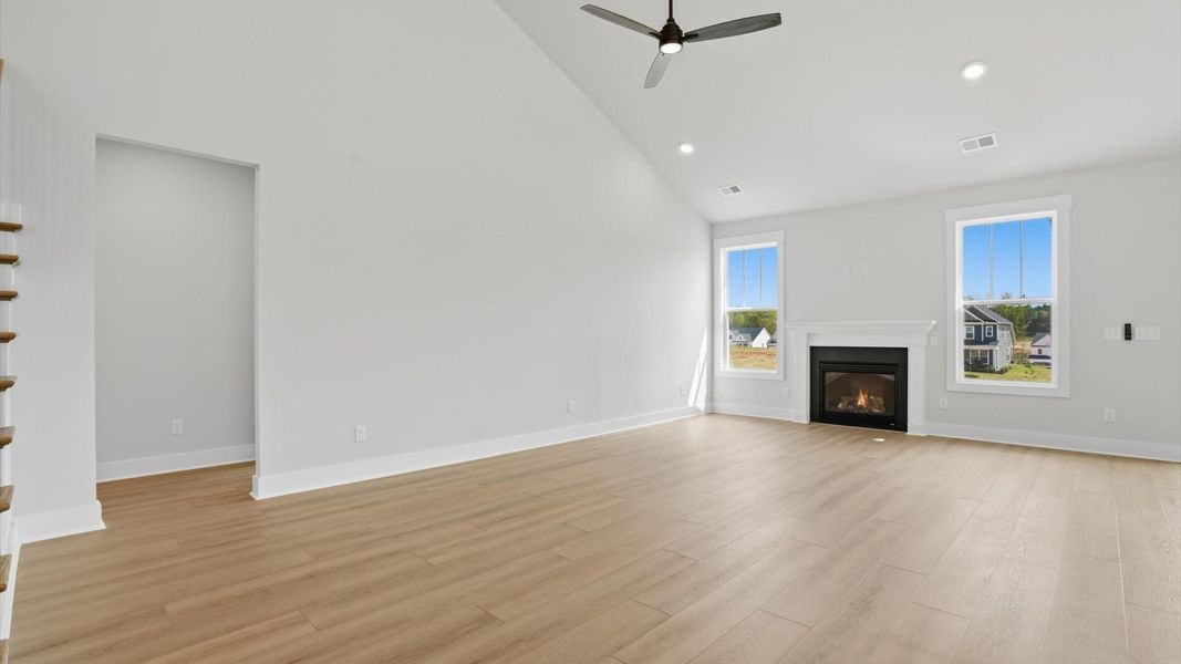 Furnished interior view inside a new home in Iris Meadows, Moore (Image 11).