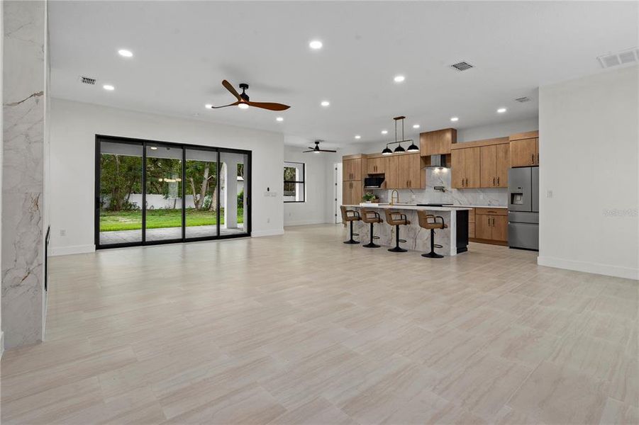 Furnished interior view inside a new home in , New Port Richey (Image 18).