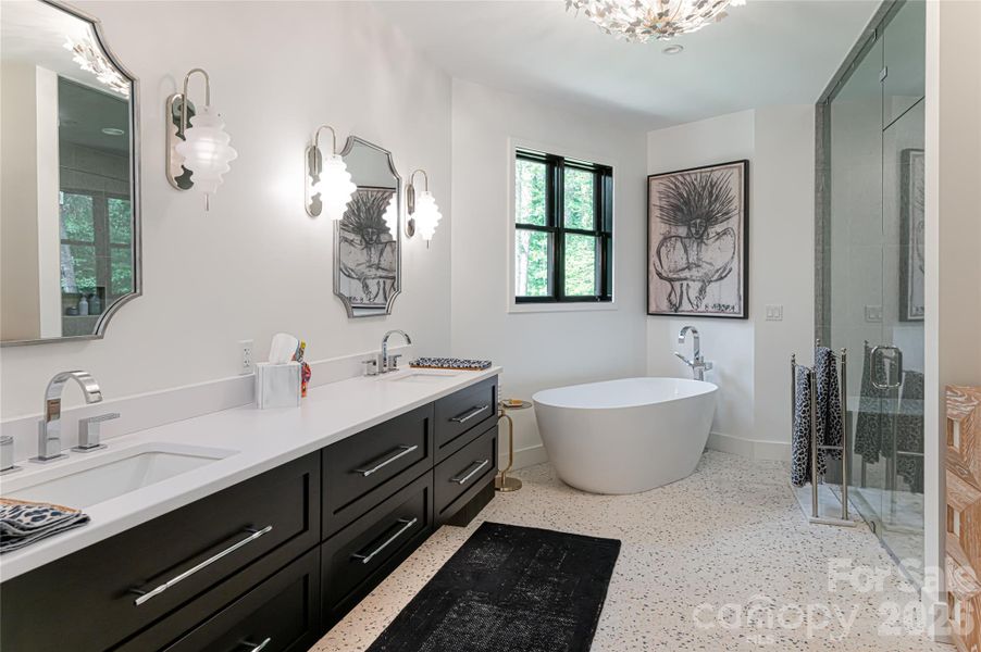 Furnished interior view inside a new home in , Weaverville (Image 7).