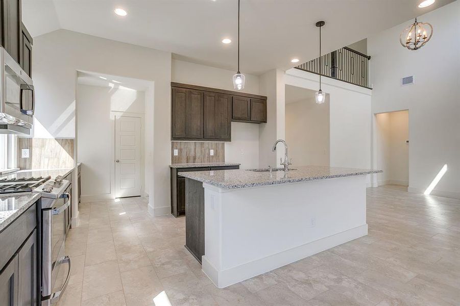 Furnished interior view inside a new home in , Fort Worth (Image 8).