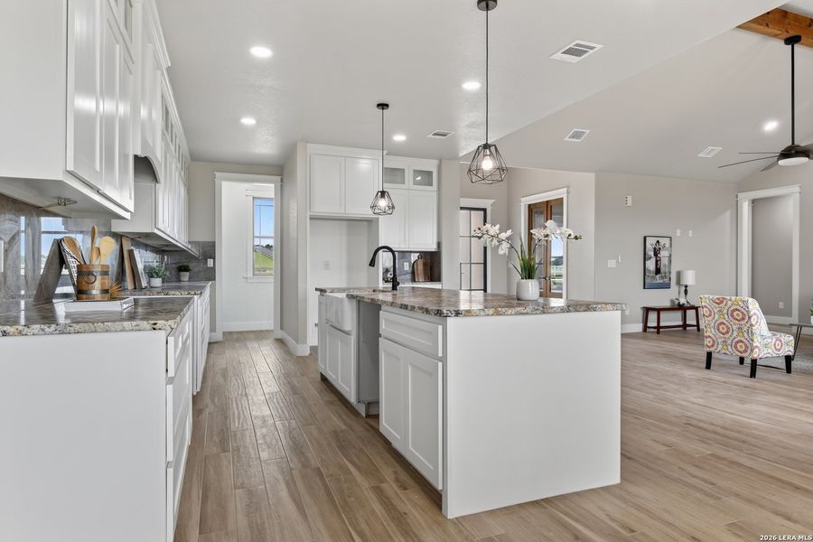 Furnished interior view inside a new home in , Bandera (Image 15). Furnished interior view inside a new home in , Bandera (Image 15).