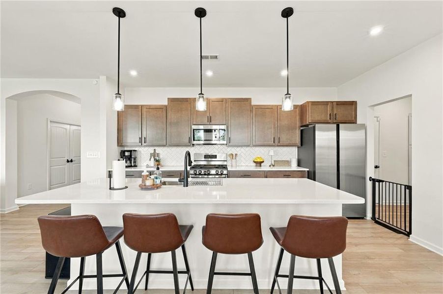Furnished interior view inside a new home in Sweetbay Farm, Lawrenceville (Image 17).