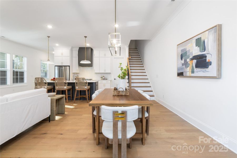 Furnished interior view inside a new home in , Charlotte (Image 23).