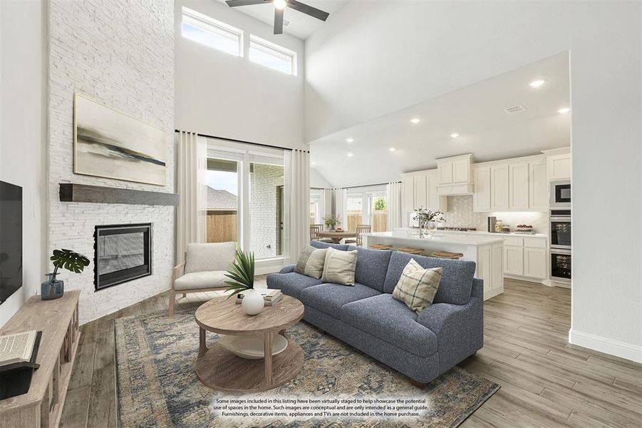 Furnished interior view inside a new home in Homestead at Daniel Farms Phase 2, DeSoto (Image 7). Furnished interior view inside a new home in Homestead at Daniel Farms Phase 2, DeSoto (Image 7).