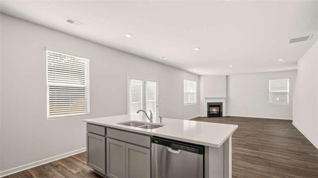 Furnished interior view inside a new home in , Locust Grove (Image 6).