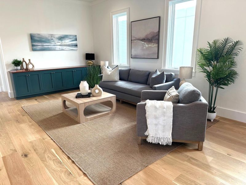 Furnished interior view inside a new home in , Mount Pleasant (Image 11). Furnished interior view inside a new home in , Mount Pleasant (Image 11).