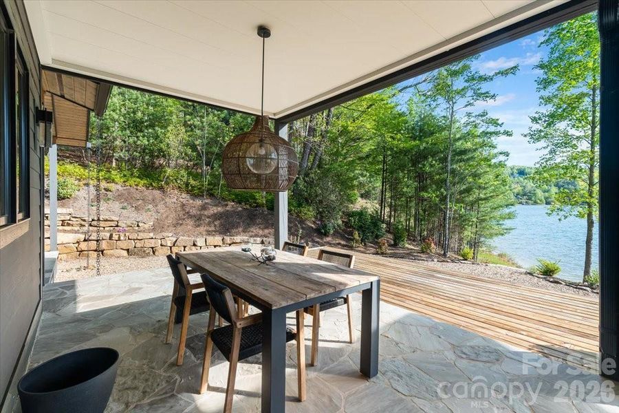 Exterior details and patio area of a home in , Brevard (Image 21).