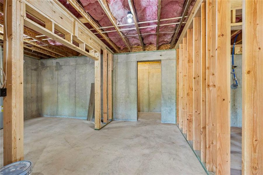In-progress construction of a new home in , Monroe, GA (Image 80).