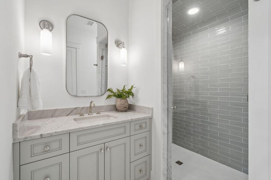 Furnished interior view inside a new home in , Johns Island (Image 37).