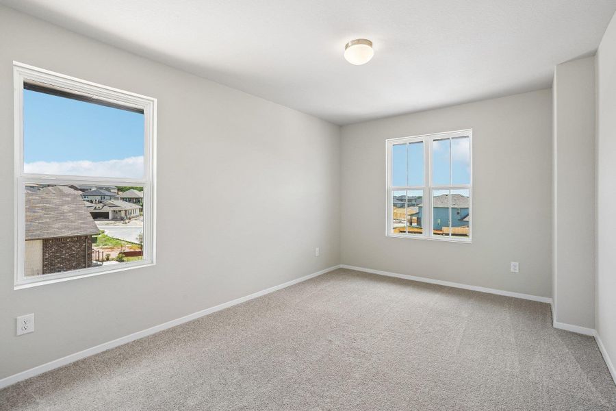 Spacious, unfurnished interior of a new home in Hunters Ranch, San Antonio (Image 19). Spacious, unfurnished interior of a new home in Hunters Ranch, San Antonio (Image 19).