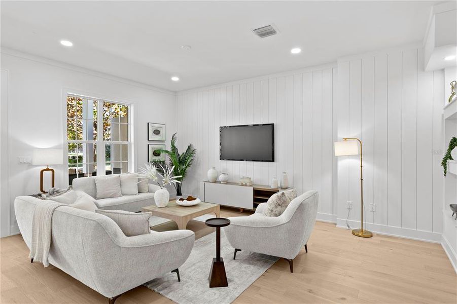 Furnished interior view inside a new home in , St. Petersburg (Image 38).