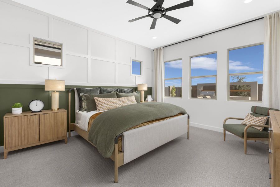 Representative furnished interior of a home built from the Currant by Mattamy Homes in White Tank Vistas, Waddell (Image 11).