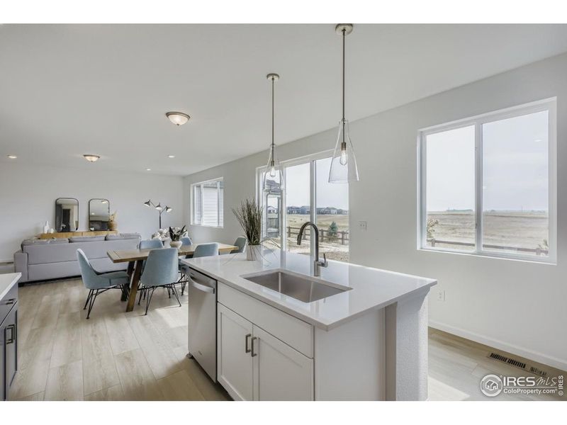 Furnished interior view inside a new home in Hidden Creek, Frederick (Image 14). Furnished interior view inside a new home in Hidden Creek, Frederick (Image 14).