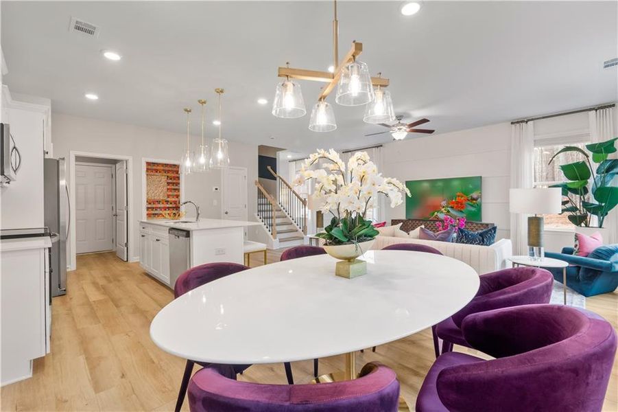 Furnished interior view inside a new home in Bowers Farm, McDonough (Image 10).
