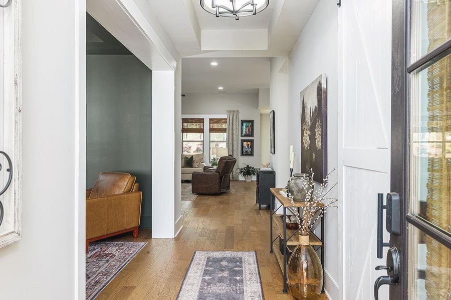 Furnished interior view inside a new home in Soleil Belmont Park, Canton (Image 8).