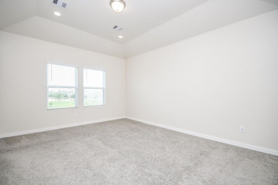 Spacious, unfurnished interior of a new home in Spring Brook Village - City Series, Houston (Image 16). Spacious, unfurnished interior of a new home in Spring Brook Village - City Series, Houston (Image 16).