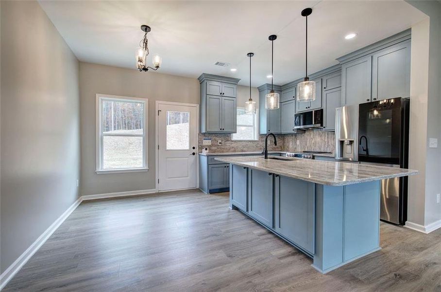 Furnished interior view inside a new home in , Cartersville (Image 5). Furnished interior view inside a new home in , Cartersville (Image 5).