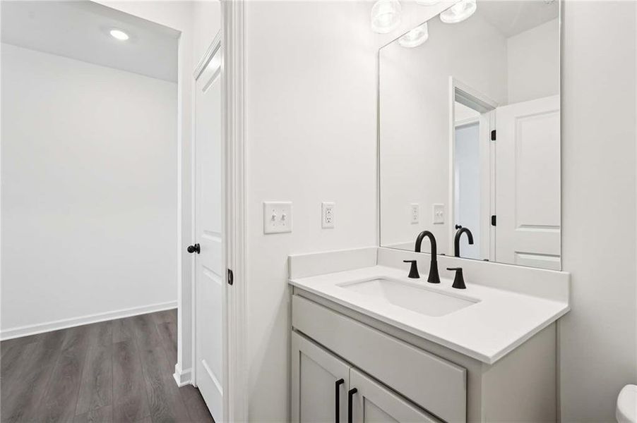 Furnished interior view inside a new home in Arbors at Richland Creek, Buford (Image 15). Furnished interior view inside a new home in Arbors at Richland Creek, Buford (Image 15).