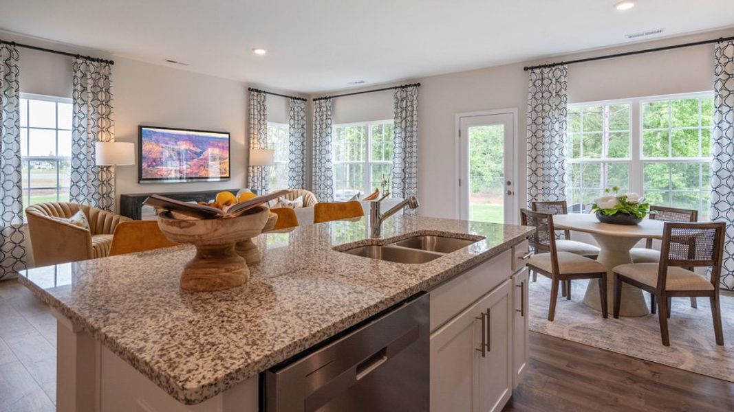 Furnished interior view inside a new home in Brightwood Farm, Whitsett (Image 23).
