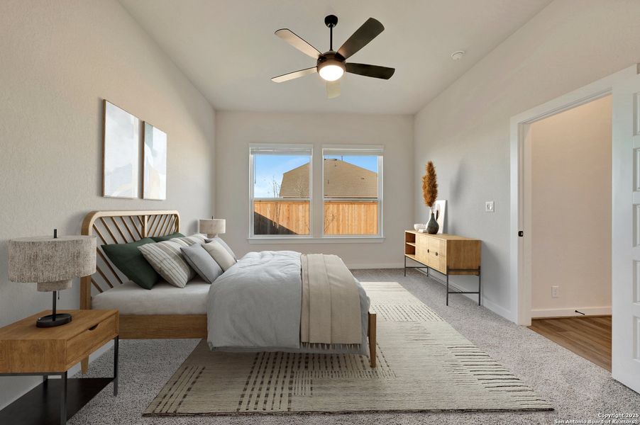 Furnished interior view inside a new home in Mayfair - Select Classic Series, New Braunfels (Image 9).