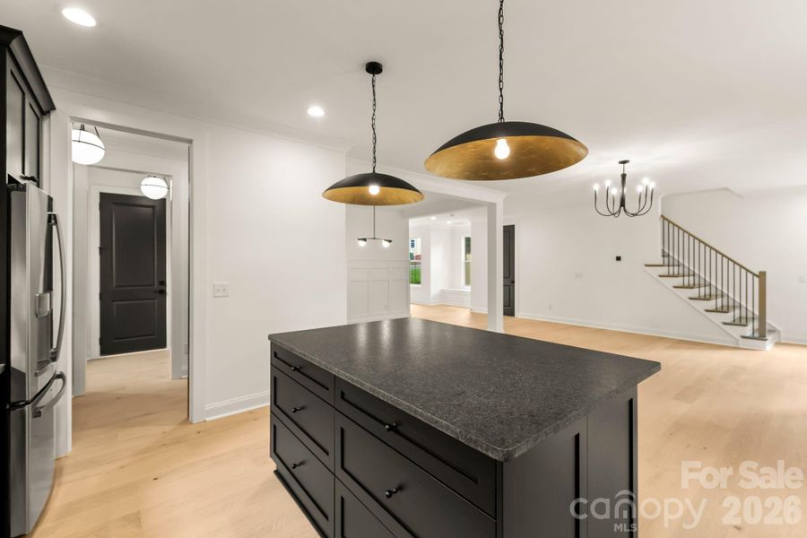 Furnished interior view inside a new home in , Charlotte (Image 19).