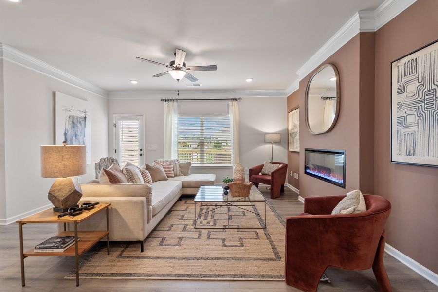 Furnished interior view inside a new home in Franklin Manor, Lawrenceville (Image 5).