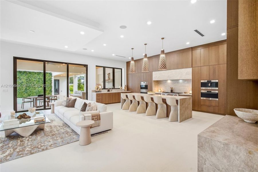 Furnished interior view inside a new home in , Palmetto Bay (Image 16).