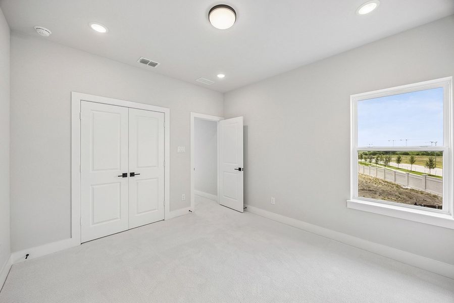 Representative unfurnished interior of a home built from the Sydney by Landon Homes in Fields - East Village, Frisco (Image 36). Representative unfurnished interior of a home built from the Sydney by Landon Homes in Fields - East Village, Frisco (Image 36).