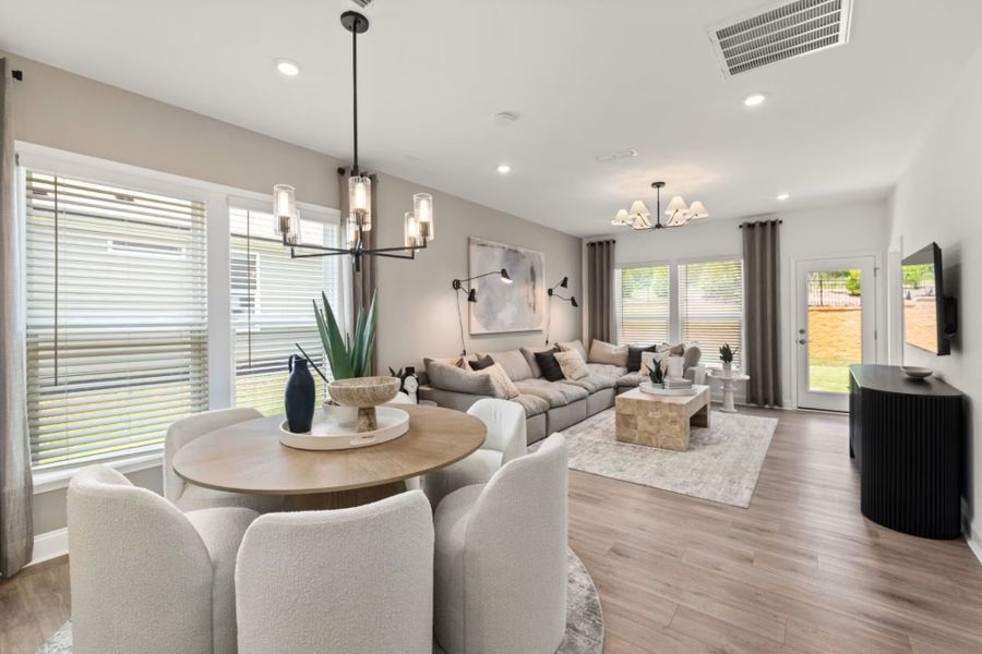 Representative furnished interior of a home built from the Cranbrook by Pulte Homes in Southport Meadows, Southport (Image 5).