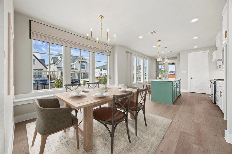 Furnished interior view inside a new home in Fields, Frisco (Image 5).