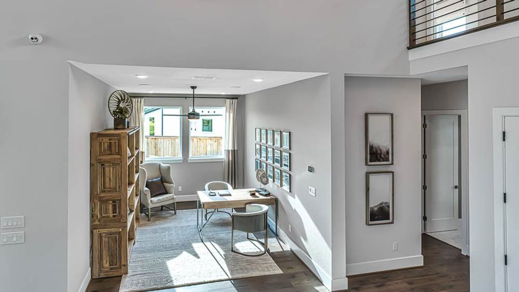 Furnished interior view inside a new home in Avalon at Cypress, Cypress (Image 53).