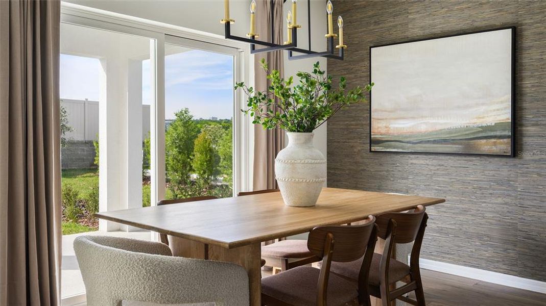 Furnished interior view inside a new home in Pasadena Ridge, Zephyrhills (Image 12).
