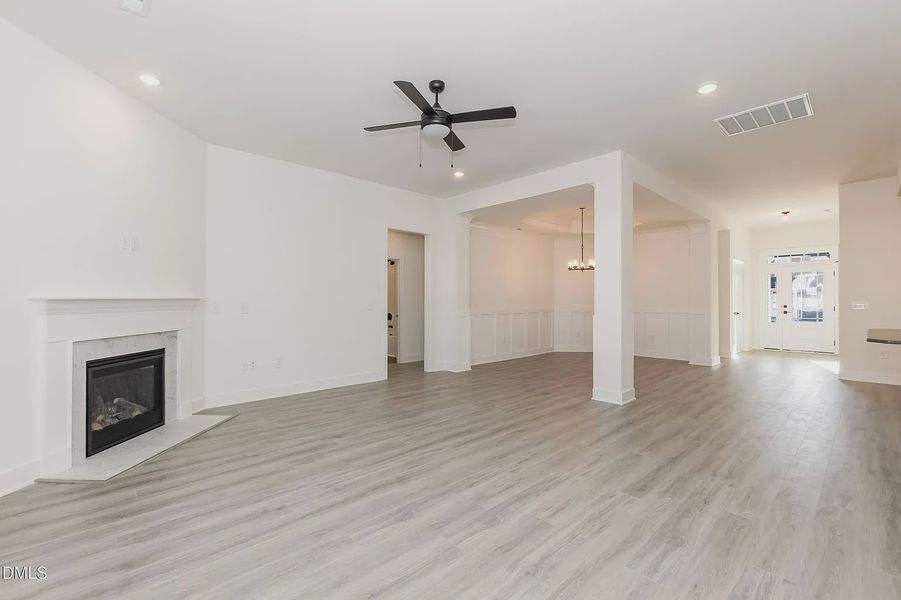 Spacious, unfurnished interior of a new home in Kelly Farms, Lillington (Image 15). Spacious, unfurnished interior of a new home in Kelly Farms, Lillington (Image 15).