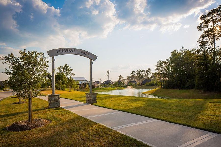 The master planned community of Harpers Preserve offers a wide variety of amenities to keep you and your children occupied all year round. Fly fishing lake, walking trails, wooded preserve parks and wildlife garden are a few great options.