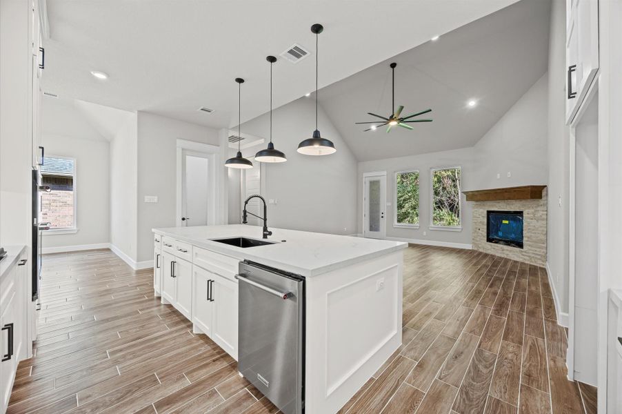 Furnished interior view inside a new home in , Montgomery (Image 9). Furnished interior view inside a new home in , Montgomery (Image 9).