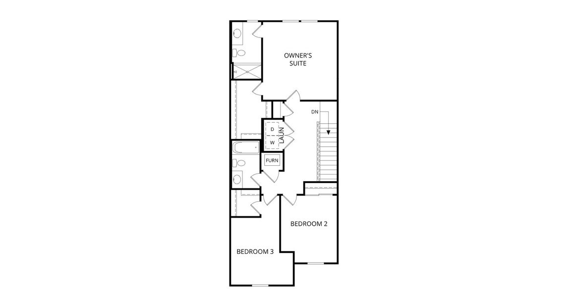 2D floor plan layout for the Atlas by Fischer Homes in Coral Cove, Panama City Beach, FL (Image 4).