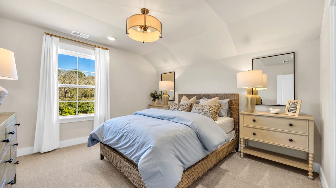 Furnished interior view inside a new home in Oak Bend, James Island (Image 19).