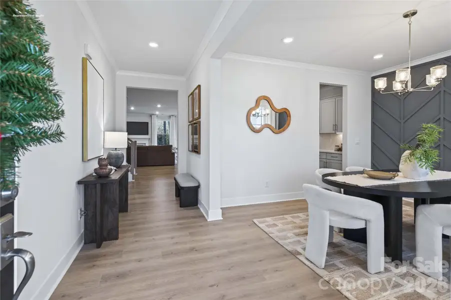 Furnished interior view inside a new home in Brantley, Mooresville (Image 4).