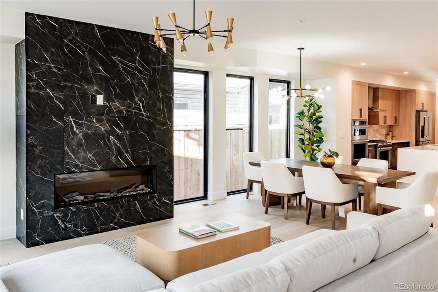 Furnished interior view inside a new home in , Englewood (Image 38).