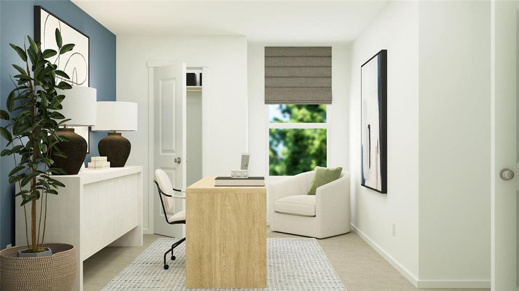 Furnished interior view inside a new home in Walden Pond, Forney (Image 22).