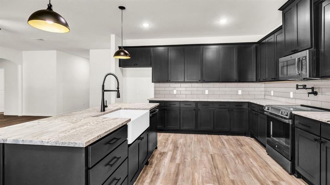 Furnished interior view inside a new home in , Poolville (Image 8).