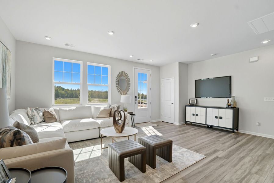 Representative furnished interior of a home built from the Shelby by Mattamy Homes in The Townes at Westfall, Gastonia (Image 7).
