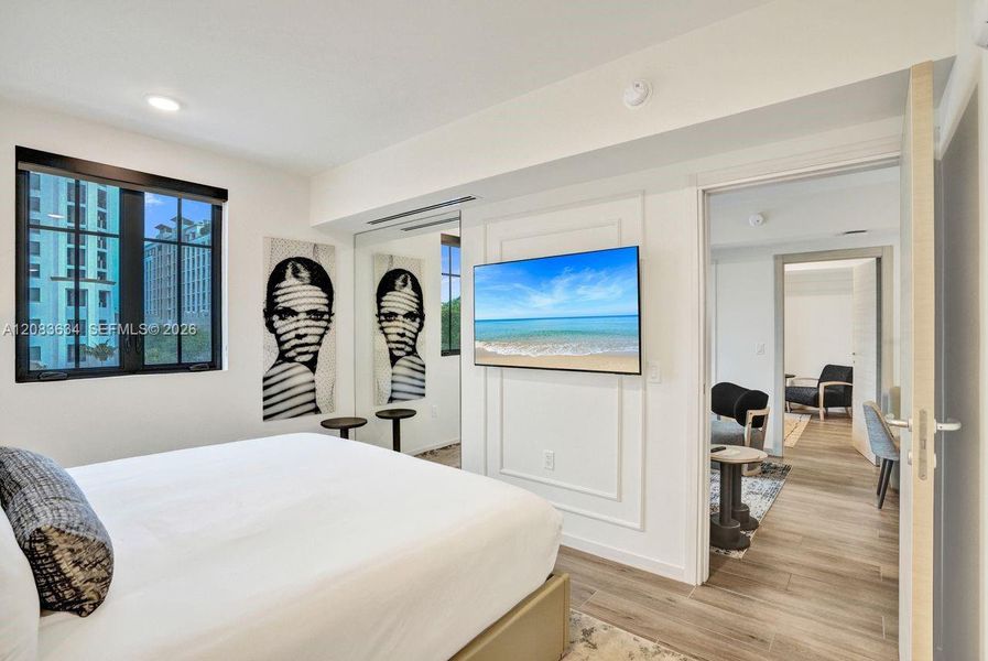 Furnished interior view inside a new home in , Coral Gables (Image 9). Furnished interior view inside a new home in , Coral Gables (Image 9).