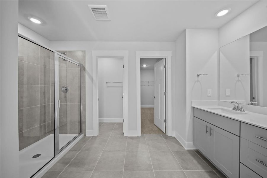Furnished interior view inside a new home in Reserve at Arden Woods, Greenville (Image 10).
