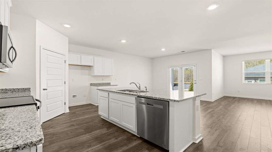 Furnished interior view inside a new home in Champion's Run, Lithonia (Image 3).