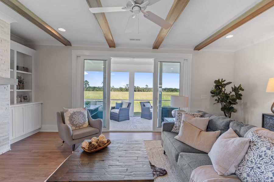 Representative furnished interior of a home built from the Scout by Bill Clark Homes in Sidbury Landing, Wilmington (Image 71).