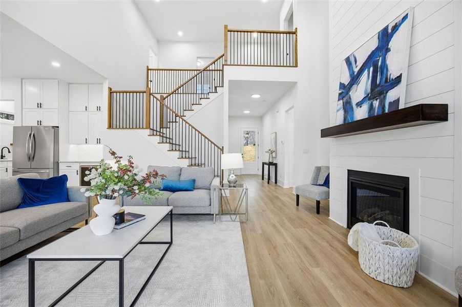 Furnished interior view inside a new home in , Dahlonega (Image 10).