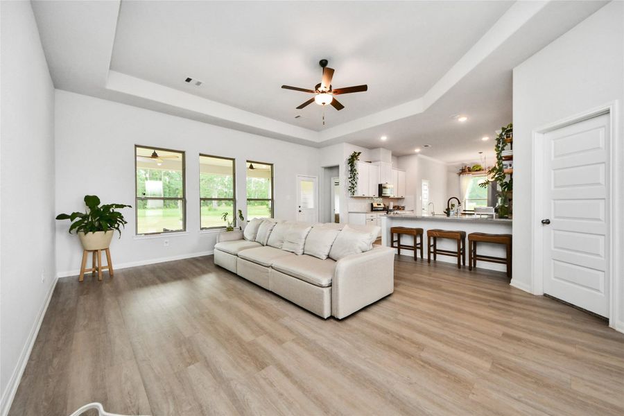Furnished interior view inside a new home in Barton Place, Cleveland (Image 11).