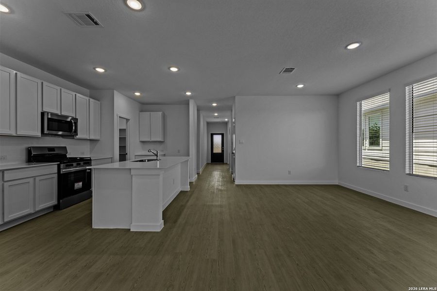 Furnished interior view inside a new home in Waterwheel, San Antonio (Image 9).