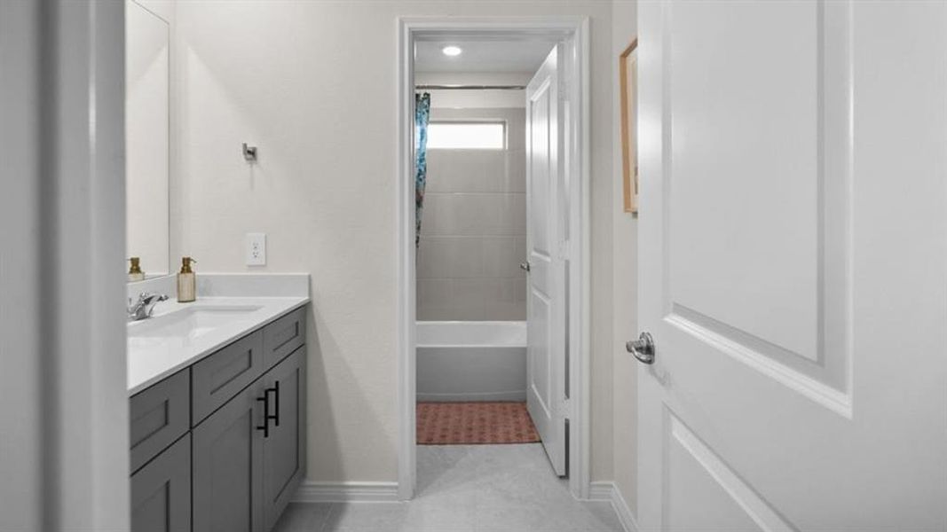 Furnished interior view inside a new home in The Preserve at Forum, Grand Prairie (Image 13). Furnished interior view inside a new home in The Preserve at Forum, Grand Prairie (Image 13).